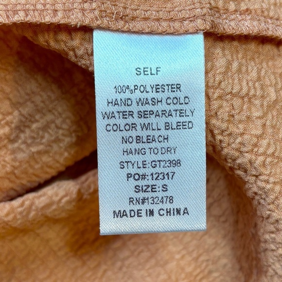 Women's Glam Los Angeles Boho blouse Sz Small bell sleeves - Picture 6 of 9